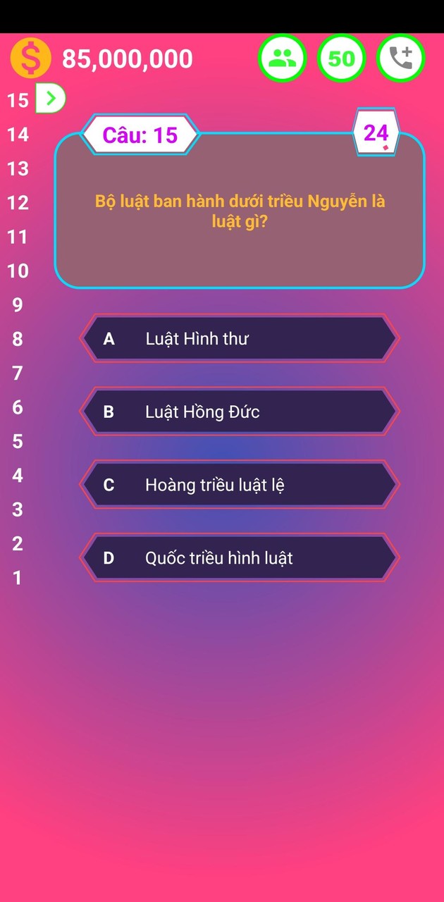 Ai Là Triệu Phú screenshot image 3_Popularmodapk.com