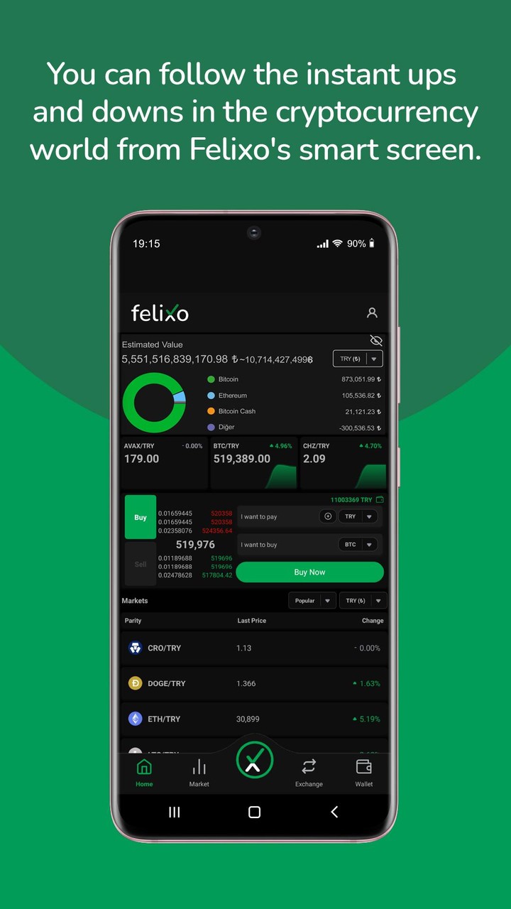 Felixo | Bitcoin ETH AVAX CHZ screenshot image 9_Popularmodapk.com