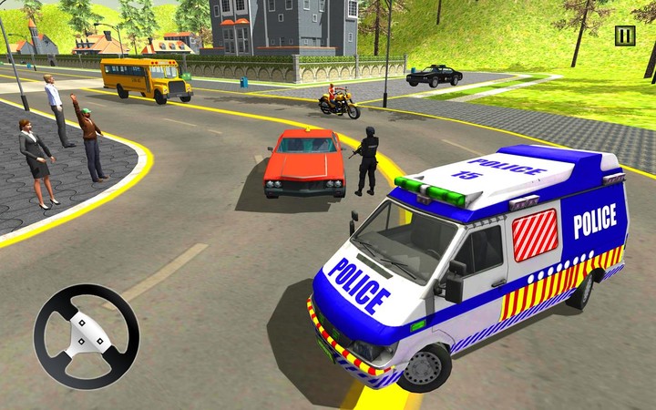 Police Car Van Driving Game 3D screenshot image 3_Popularmodapk.com