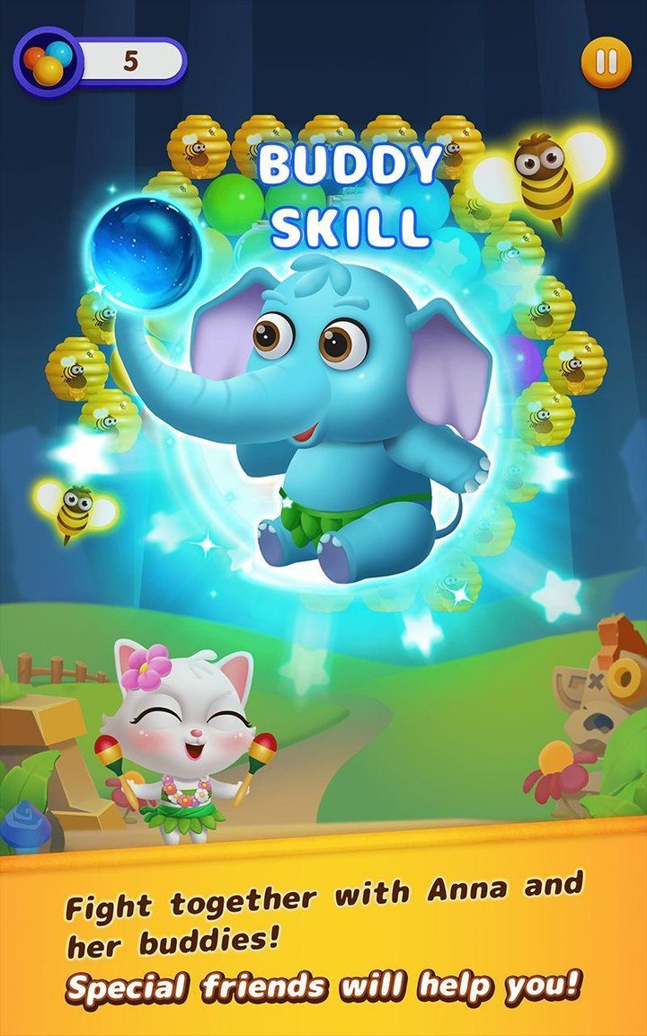 Bubble Shooter: Cat Island screenshot image 3_Popularmodapk.com