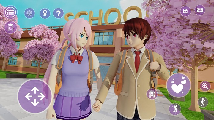 YUMI High School Simulator 3D screenshot image 5_Popularmodapk.com
