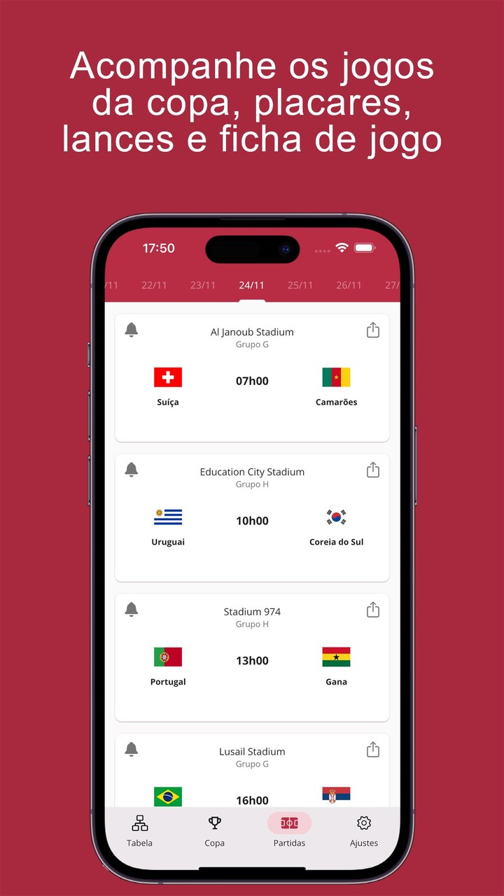 Futebol - Copa do Mundo 2022 screenshot image 4_Popularmodapk.com