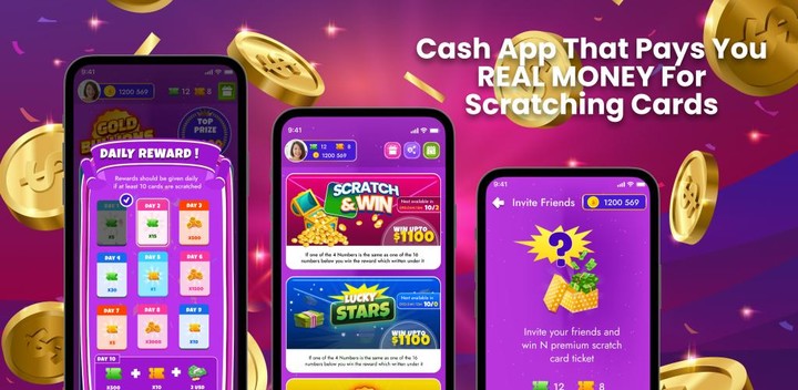 Scratch app - Money rewards! screenshot image 1_Popularmodapk.com
