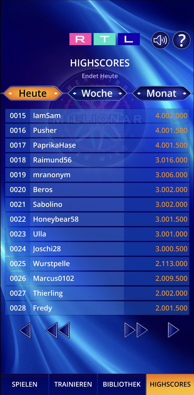 Wer wird Millionär? Training screenshot image 4_Popularmodapk.com