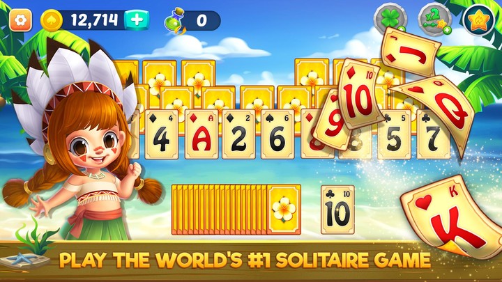 Solitaire Tripeaks Adventure screenshot image 4_Popularmodapk.com