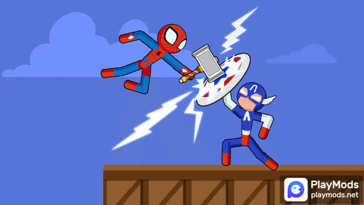 Spider Stickman Fighting - Supreme Warriors(Lots of currency) screenshot image 1_Popularmodapk.com