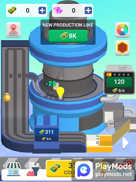 Idle Light Bulb<span>(Speed change)</span> screenshot image 5_Popularmodapk.com