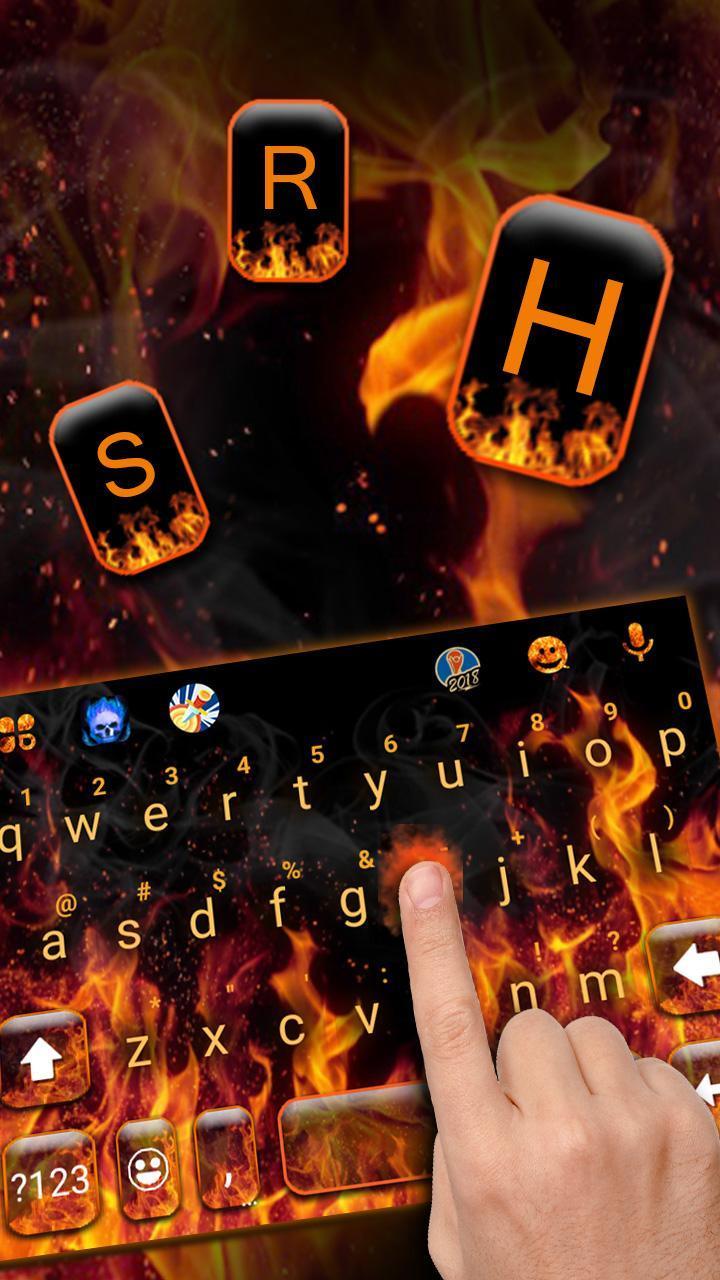 Burning Fire Keyboard Theme screenshot image 2_Popularmodapk.com