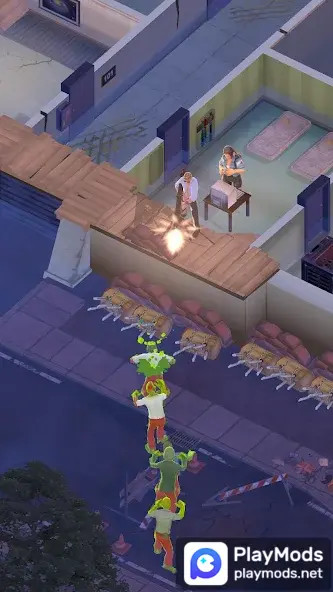 Idle Fortress: Zombie Survival<span>(No Ads)</span> screenshot image 1_Popularmodapk.com