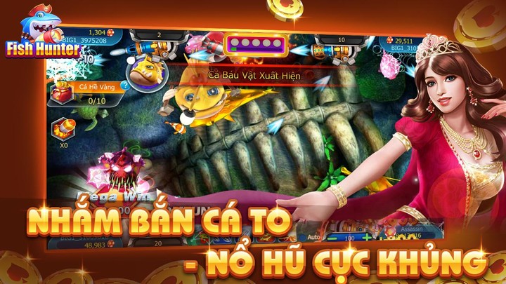 Bắn Cá Nổ Hũ Ăn Xu - Sòng Bạc screenshot image 4_Popularmodapk.com
