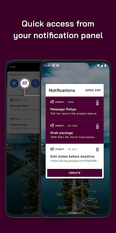 Pinnit - Create & pin notifications screenshot image 1_Popularmodapk.com