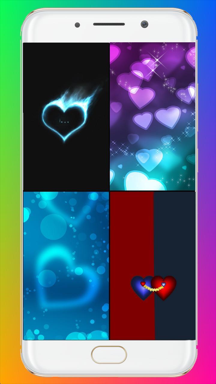 Blue Heart Full HD Wallpaper screenshot image 1_Popularmodapk.com
