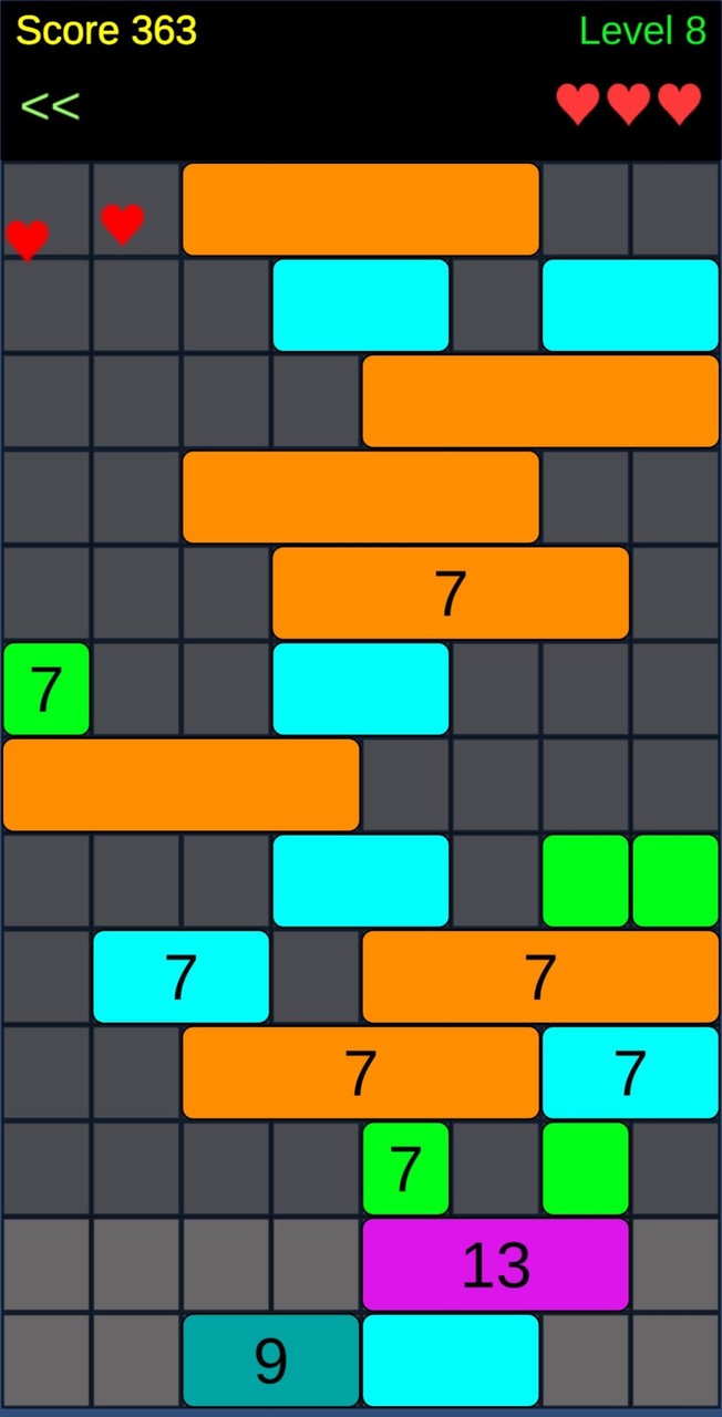 Countdown Blocks - Falling blo screenshot image 5_Popularmodapk.com