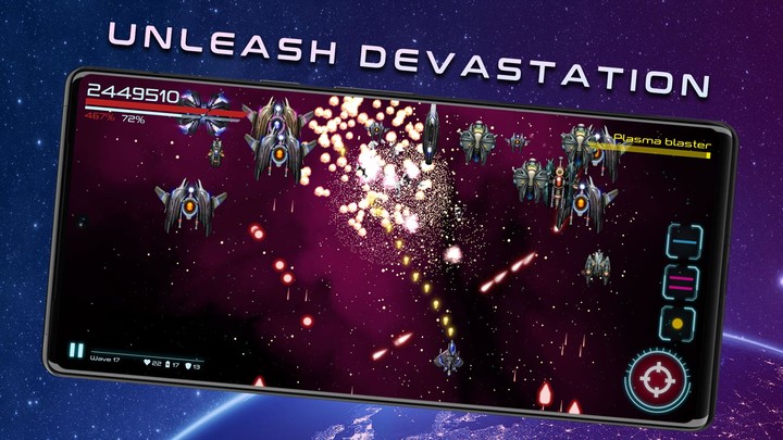 Space Defender Xtreme screenshot image 4_Popularmodapk.com