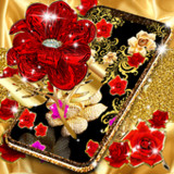 Gold rose live wallpaper22.6_Popularmodapk.com