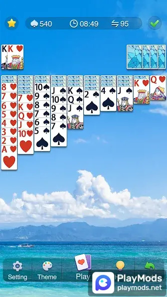 Spider Solitaire<span>(Unlimited Resources)</span> screenshot image 2_Popularmodapk.com