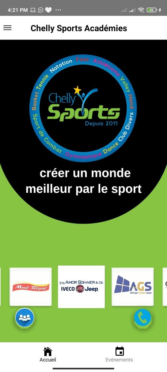 Chelly Sports Académies screenshot image 1_Popularmodapk.com