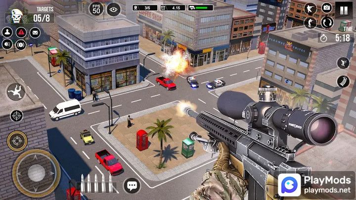 Offline Sniper Shooting Games<span>(unlimited money)</span> screenshot image 1_Popularmodapk.com