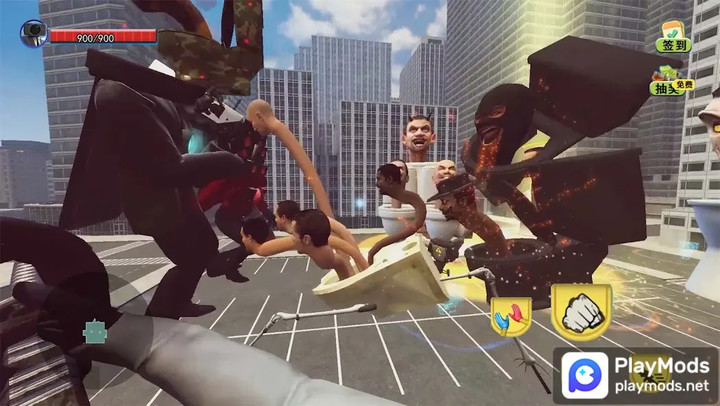 Toilet Monster Battle War<span>(No Ads)</span> screenshot image 4_Popularmodapk.com