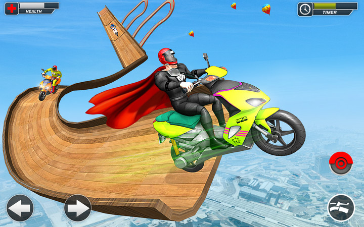 Superhero Bike Scooter Stunts screenshot image 7_Popularmodapk.com