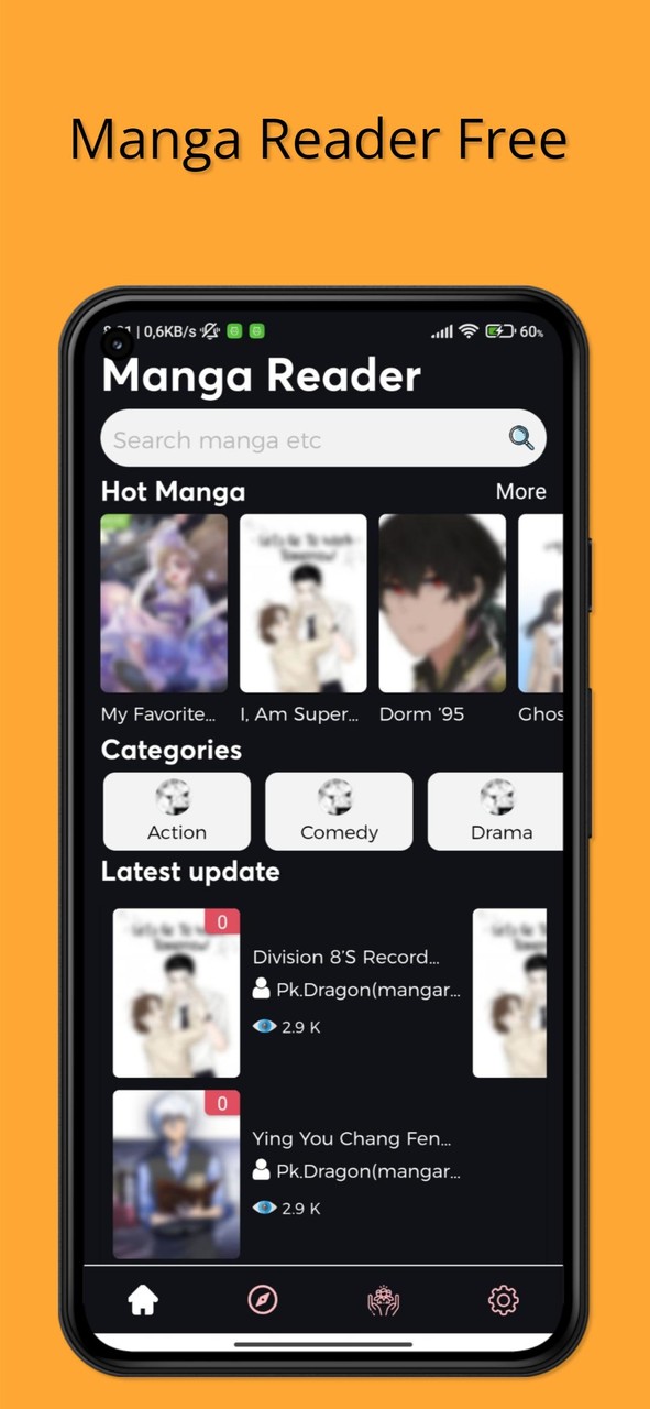 Manga reader - Comic Reader screenshot image 5_Popularmodapk.com