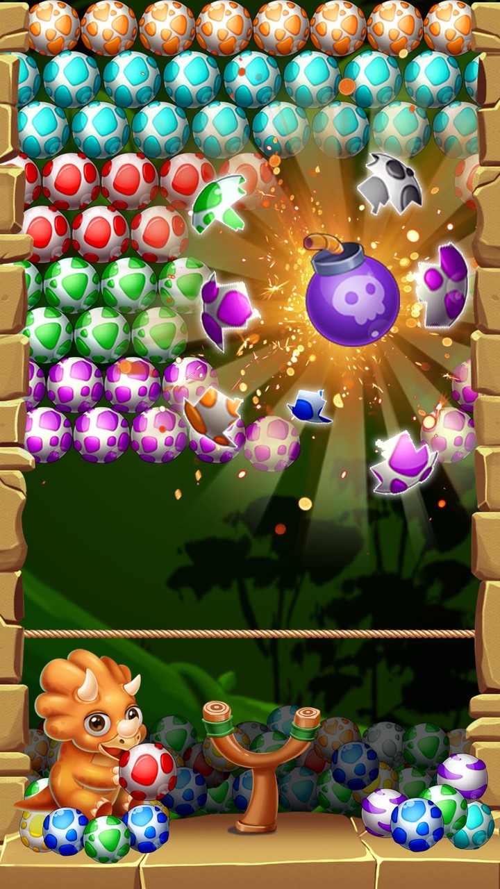 Egg Shooter: Shoot Dinosaur screenshot image 1_Popularmodapk.com