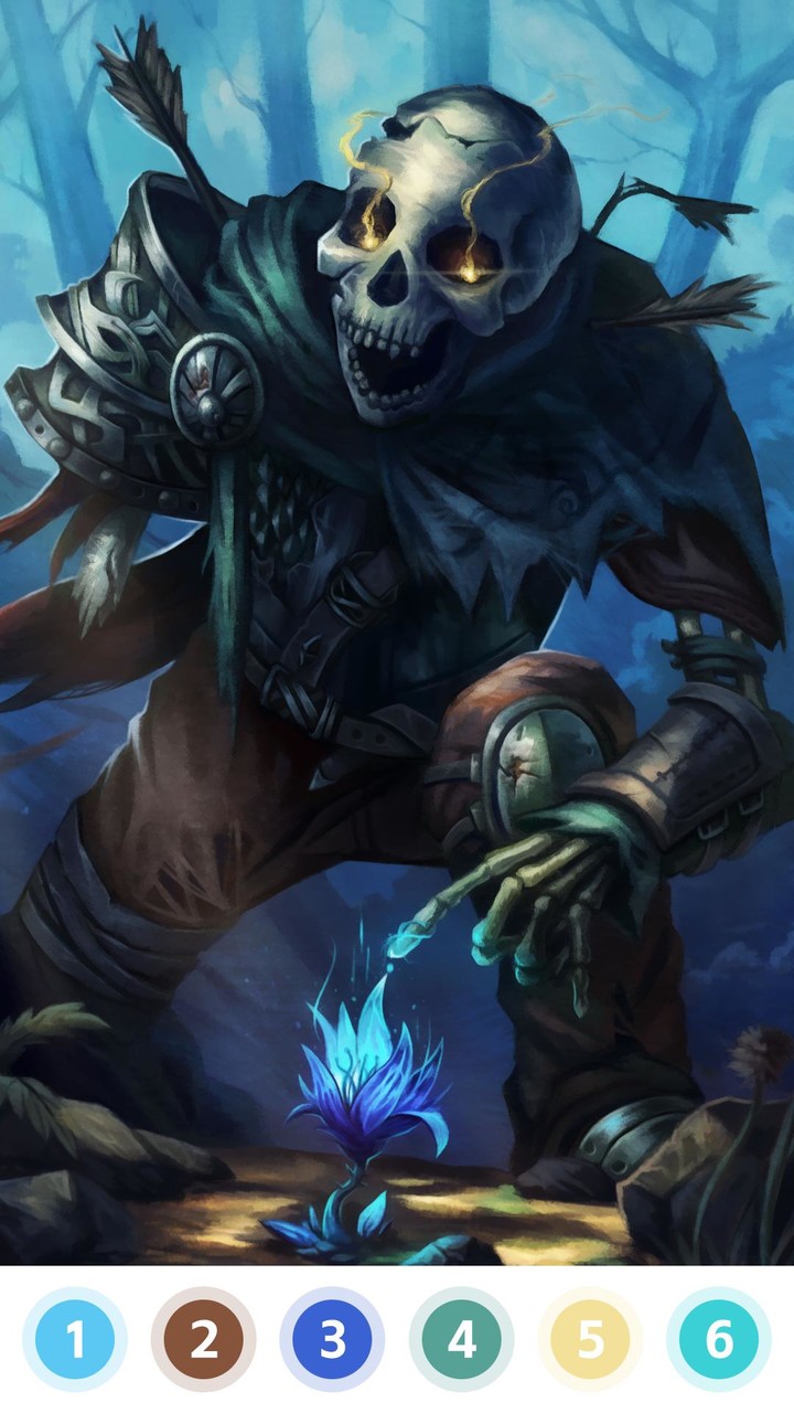 Dead & Reborn Coloring screenshot image 1_Popularmodapk.com