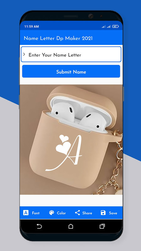 Name Letter DP Maker screenshot image 5_Popularmodapk.com