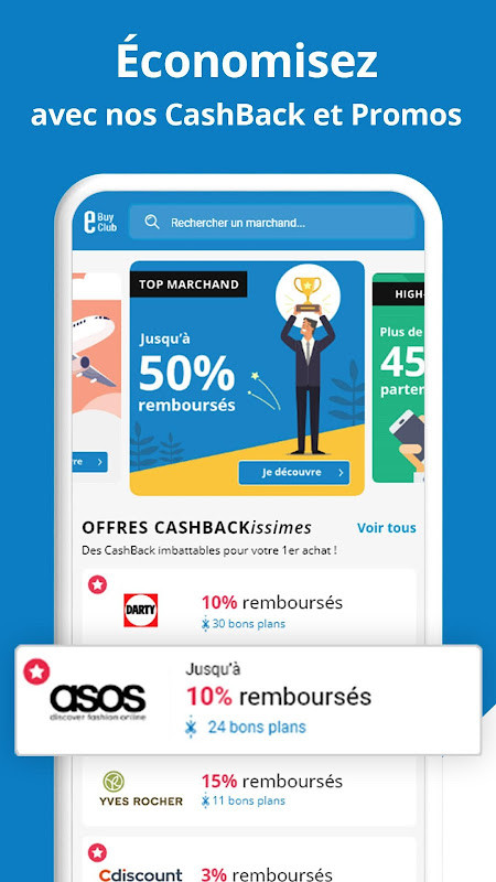eBuyClub: CashBack & reduction screenshot image 2_Popularmodapk.com