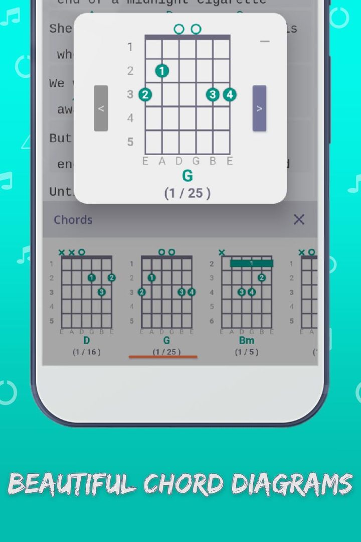 MultiChords (Lyrics & Chords) screenshot image 2_Popularmodapk.com