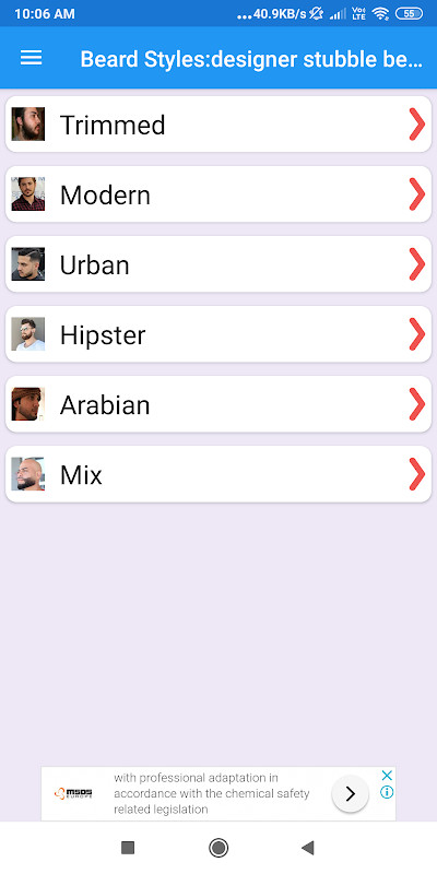 Beard Styles: Stubble Beard, Moustache Style screenshot image 7_Popularmodapk.com