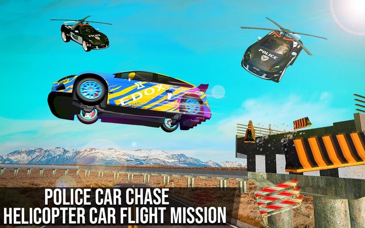 Flying Police Car Driving Game screenshot image 5_Popularmodapk.com