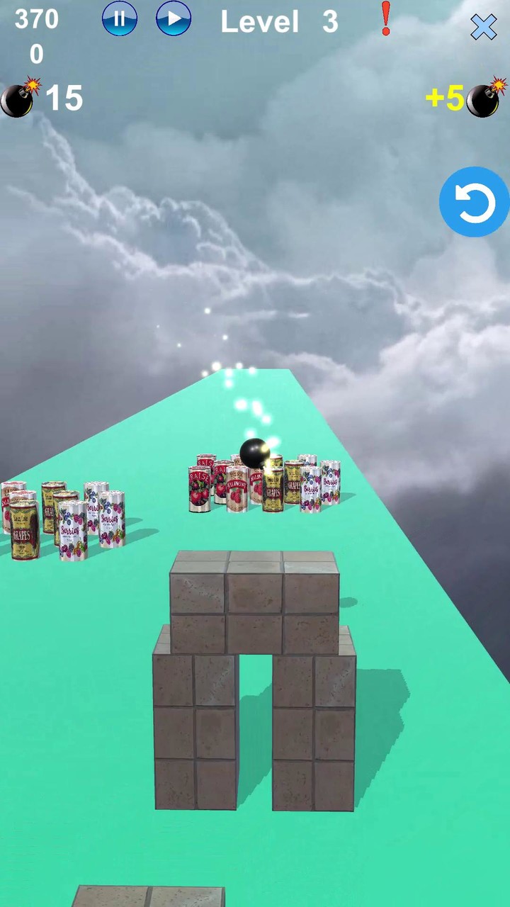 Angry Knock down Catapult Bomb screenshot image 4_Popularmodapk.com
