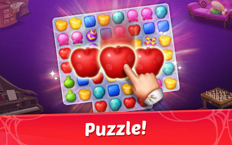 Witch & Cats - Match 3 Puzzle<span>(Unlimited Currency)</span> screenshot image 15_Popularmodapk.com