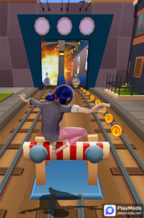 Subway Lady Princess bug  Run Endless 3D<span>(Unlimited money)</span> screenshot image 8_Popularmodapk.com