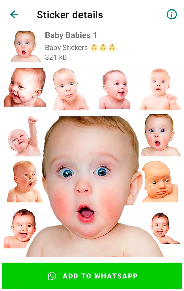 Baby Stickers for WhatsApp screenshot image 4_Popularmodapk.com