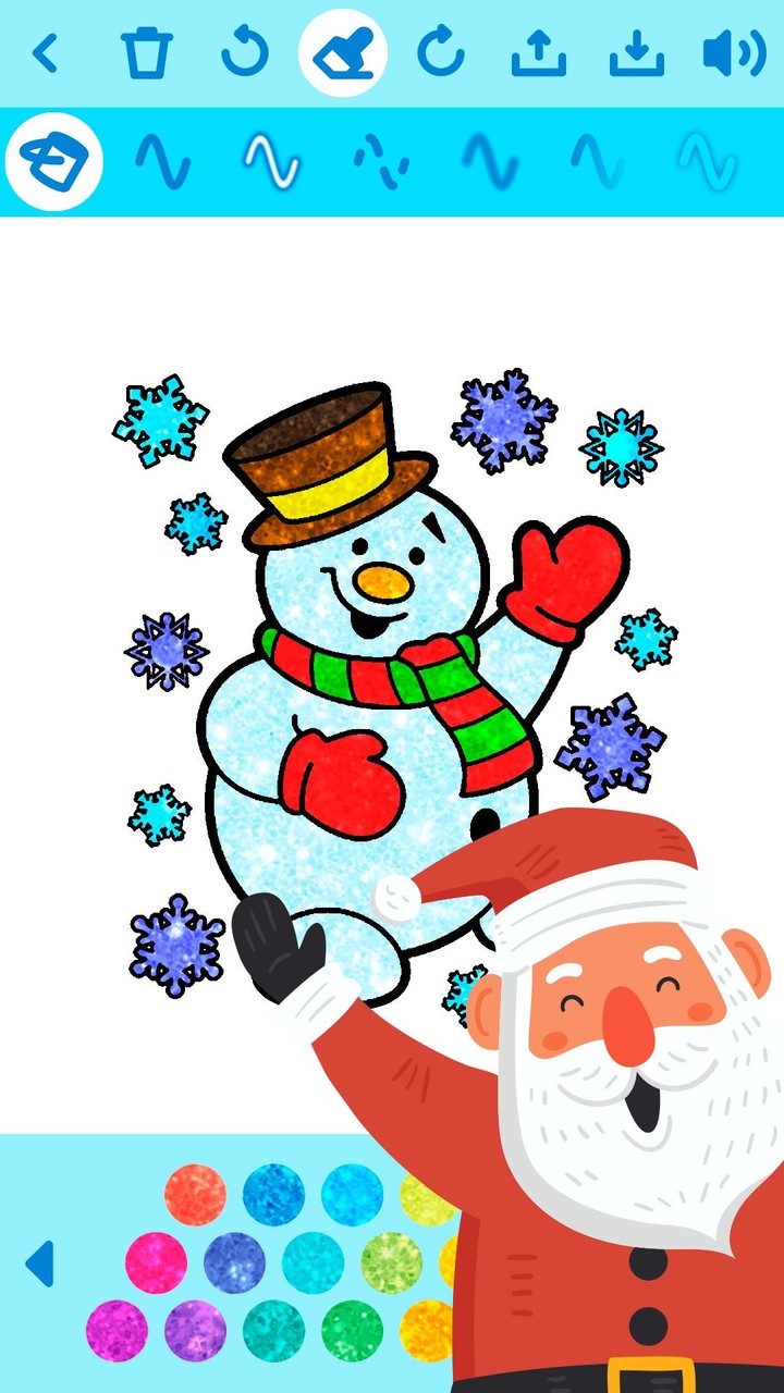 Christmas Color Game offline screenshot image 1_Popularmodapk.com