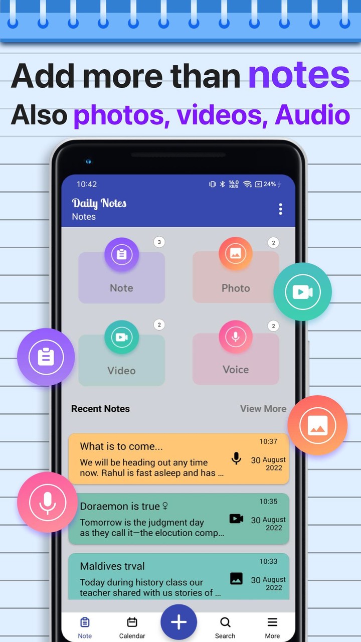 Daily Notes - Notebook Notepad screenshot image 6_Popularmodapk.com