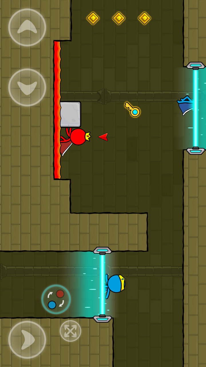 Red and Blue Stickman : Animation Parkour(Free skin use) screenshot image 5_Popularmodapk.com