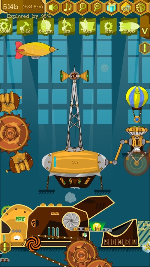 Steampunk Idle Spinner: Coin Machines(Mod) screenshot image 12_Popularmodapk.com