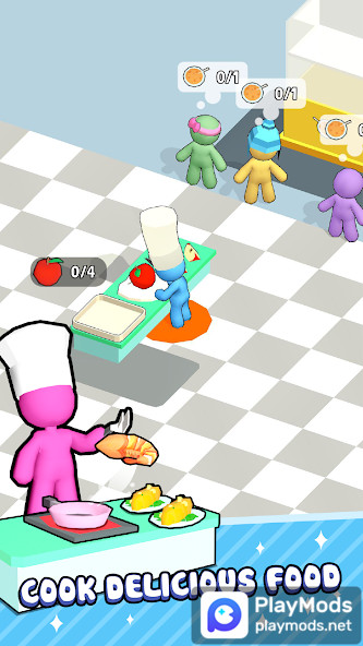 Kitchen Fever: Food Tycoon<span>(AD Remove-Free Rewards)</span> screenshot image 2_Popularmodapk.com