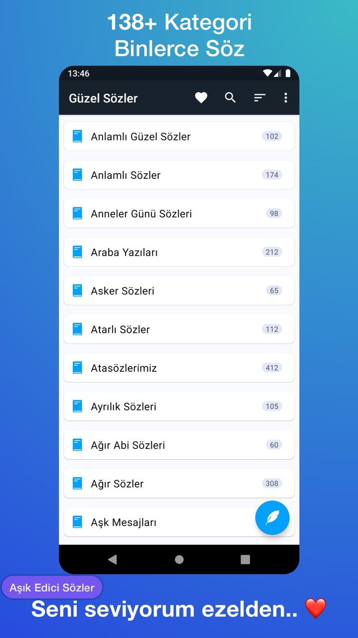 Güzel Sözler - Sözünü Gönder screenshot image 6_Popularmodapk.com