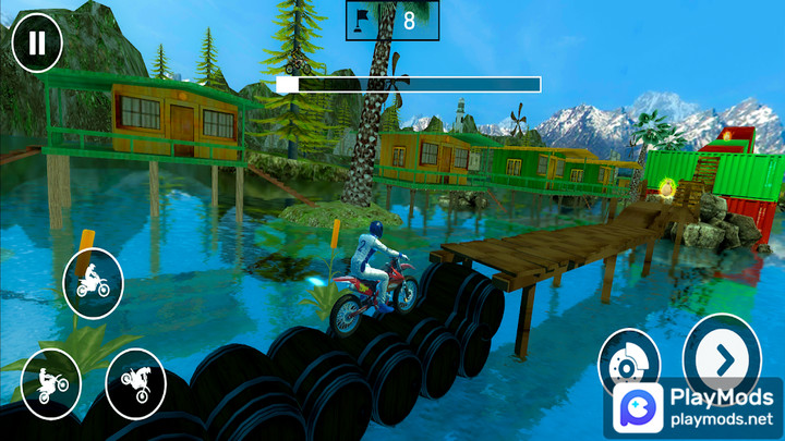 Superhero Bike Stunt Racing<span>(Speed change)</span> screenshot image 3_Popularmodapk.com