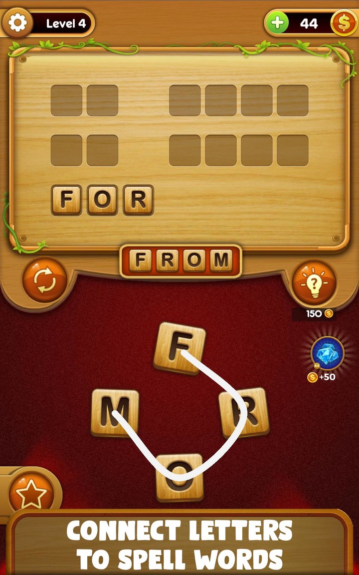 Word Connect Game : Link Lette screenshot image 2_Popularmodapk.com