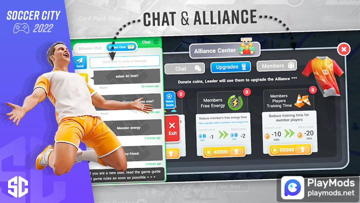 Soccer City - Football Manager<span>(No Ads)</span> screenshot image 4_Popularmodapk.com