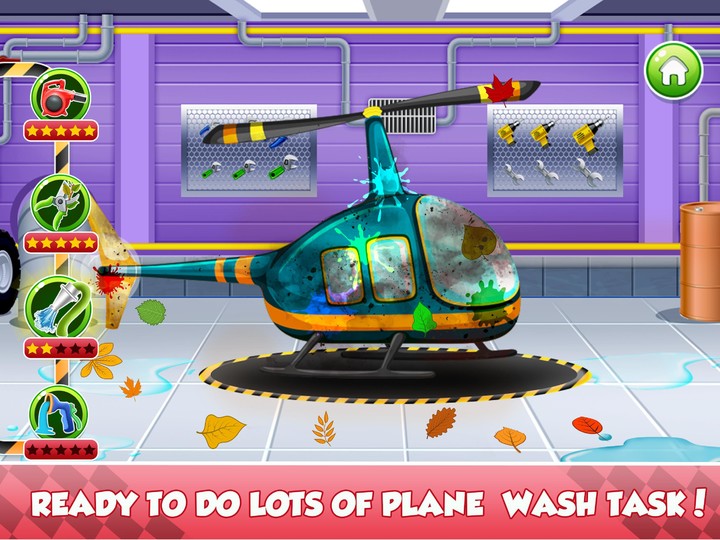 Airplane wash Games for kids screenshot image 5_Popularmodapk.com