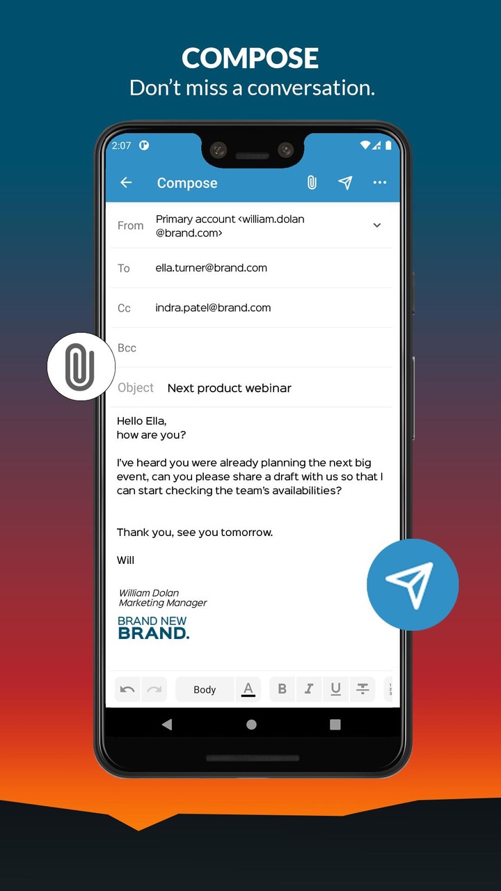 Carbonio Mail screenshot image 5_Popularmodapk.com