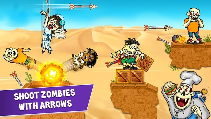 Zombie Shooting: Archery Games screenshot image 1_Popularmodapk.com