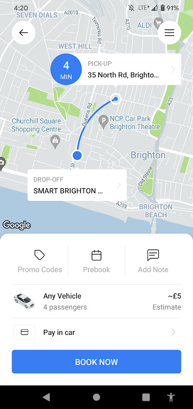 Brighton & Hove Radio Cabs screenshot image 8_Popularmodapk.com