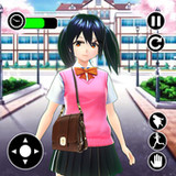 Anime High School Girl 3D Sim1.15_Popularmodapk.com